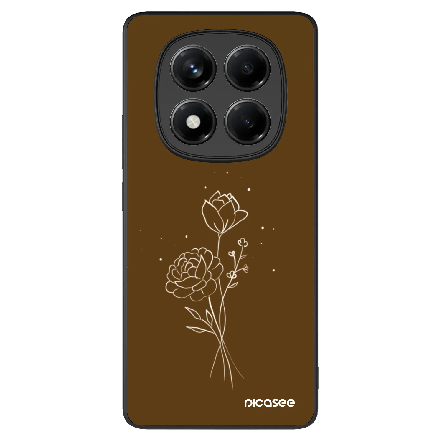 ULTIMATE CASE pro Xiaomi Redmi Note 14 Pro 4G - Brown flowers