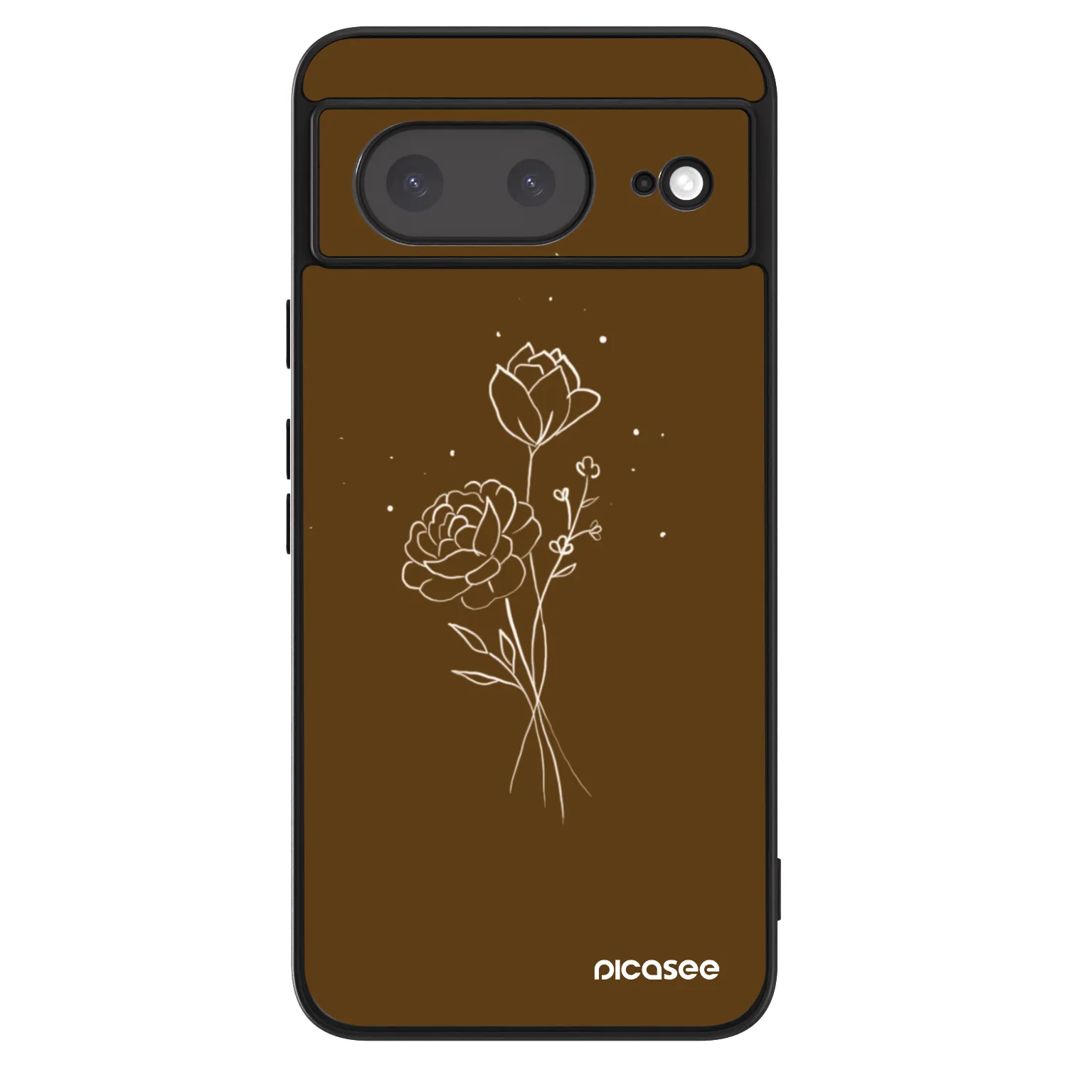 Picasee ULTIMATE CASE pro Google Pixel 8a - Brown flowers