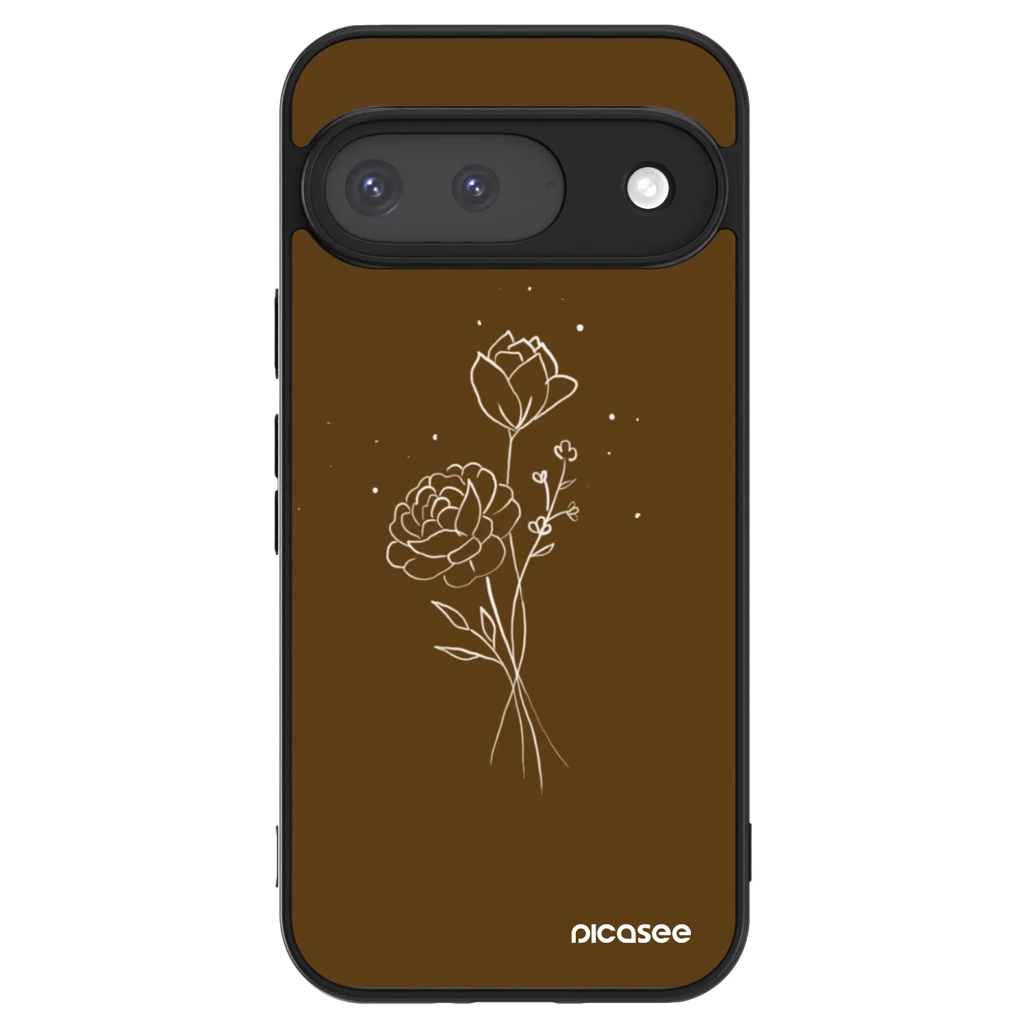 Picasee ULTIMATE CASE pro Google Pixel 9 - Brown flowers