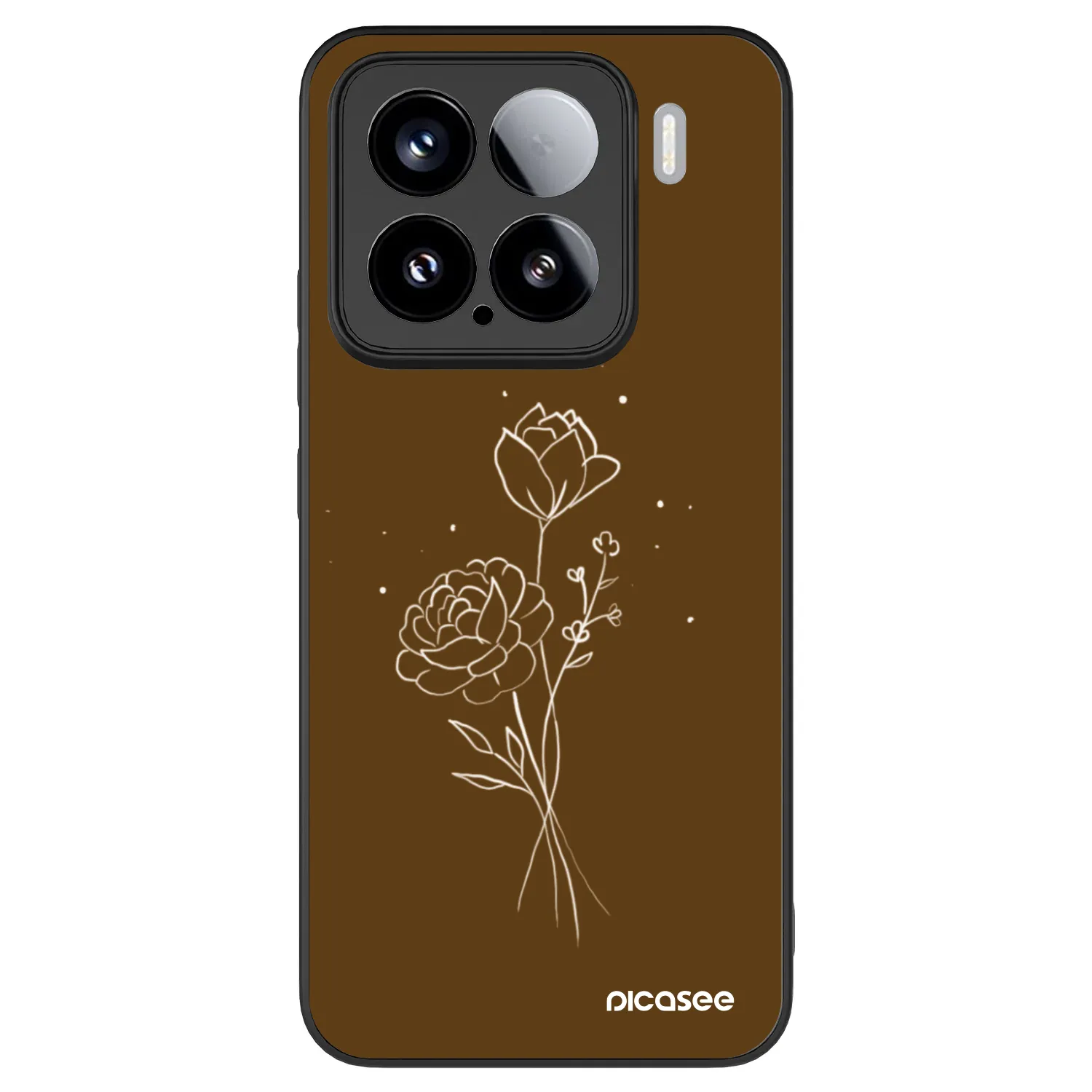 ULTIMATE CASE pro Xiaomi 15 - Brown flowers