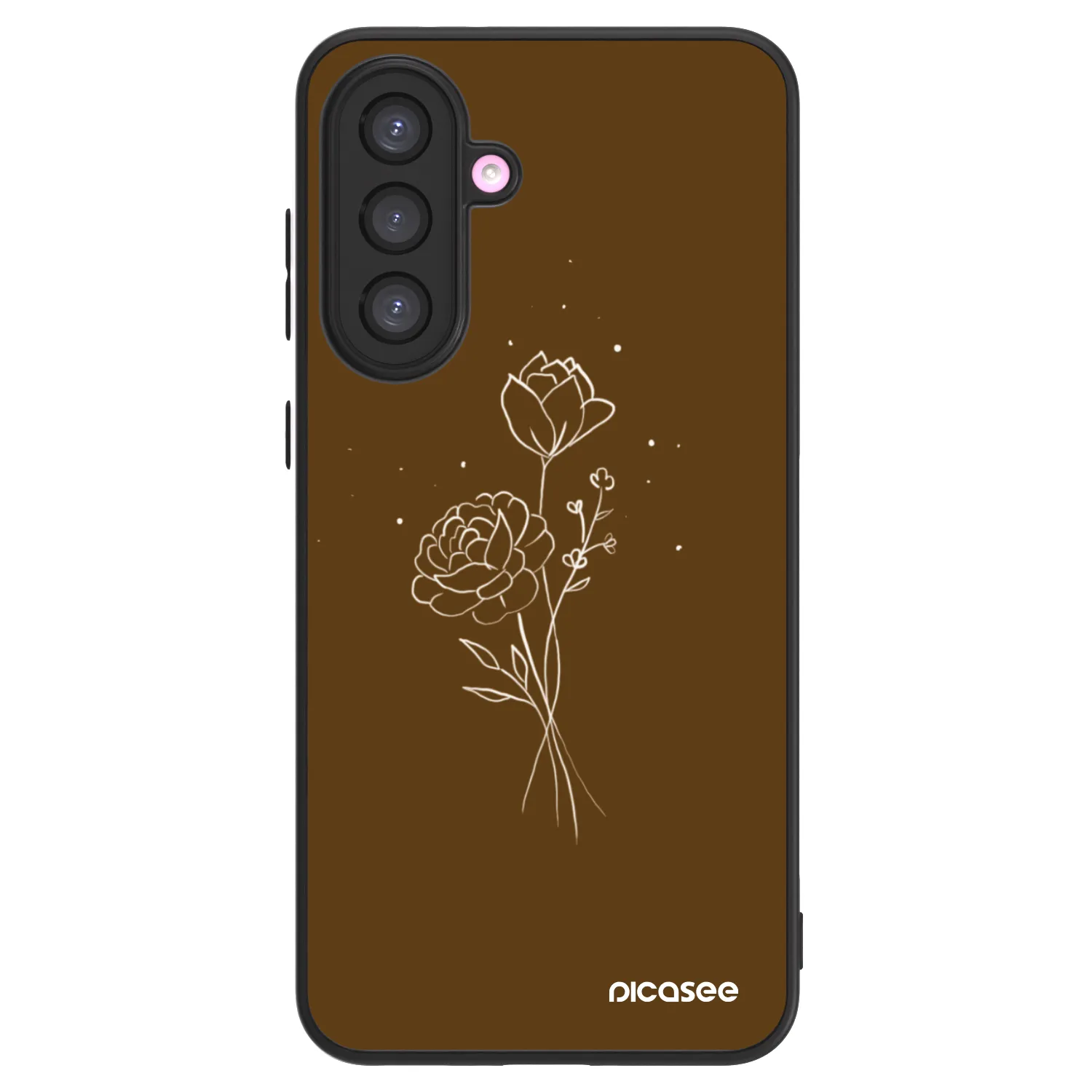 Picasee ULTIMATE CASE pro Samsung Galaxy A56 5G A566B - Brown flowers