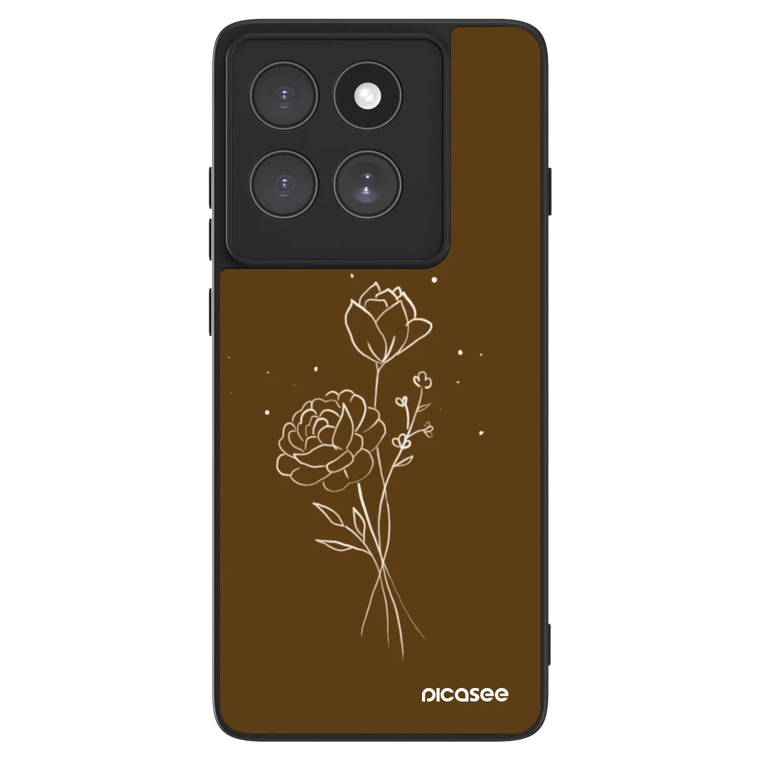 ULTIMATE CASE pro Motorola Edge 60 5G - Brown flowers
