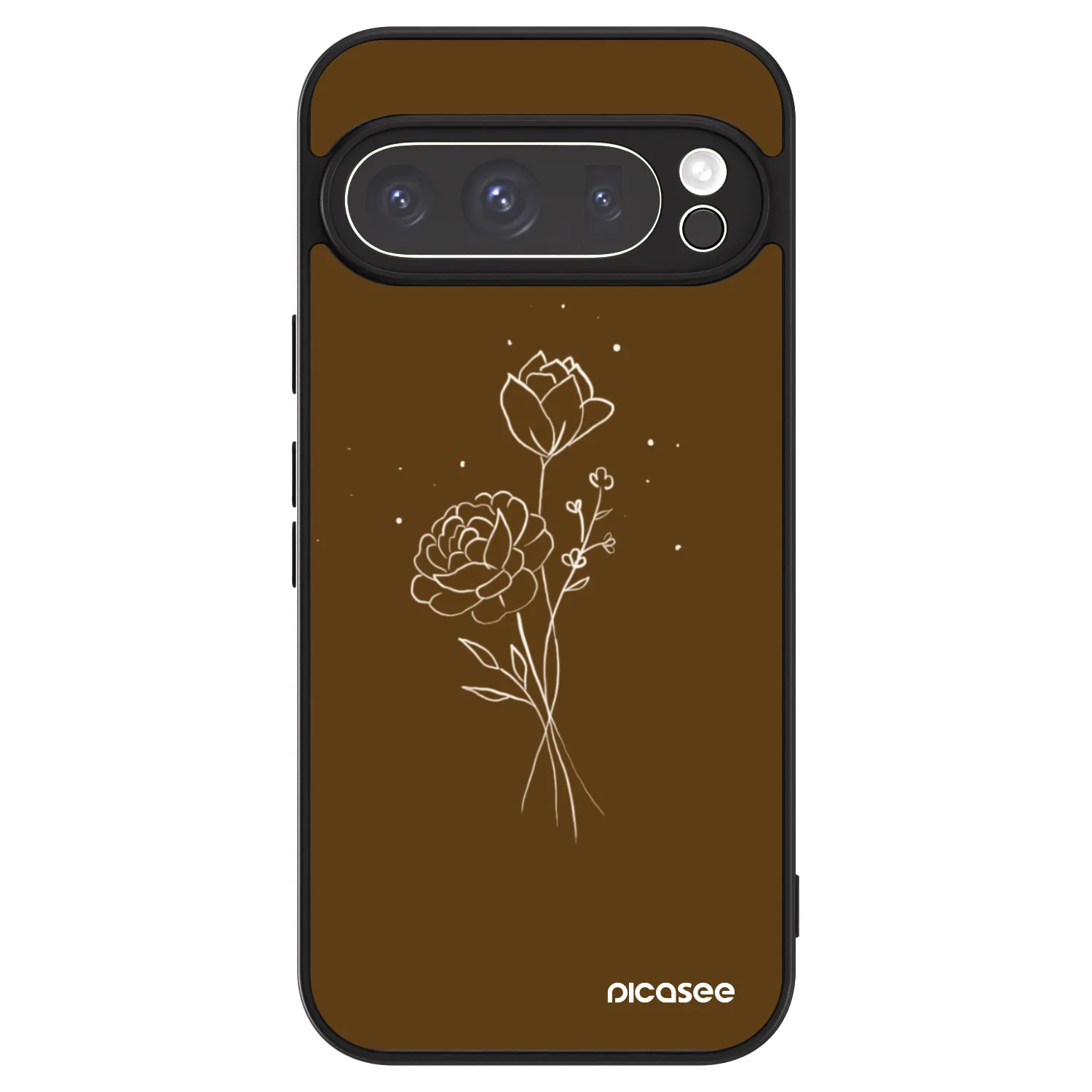 Picasee ULTIMATE CASE pro Google Pixel 9 Pro XL - Brown flowers
