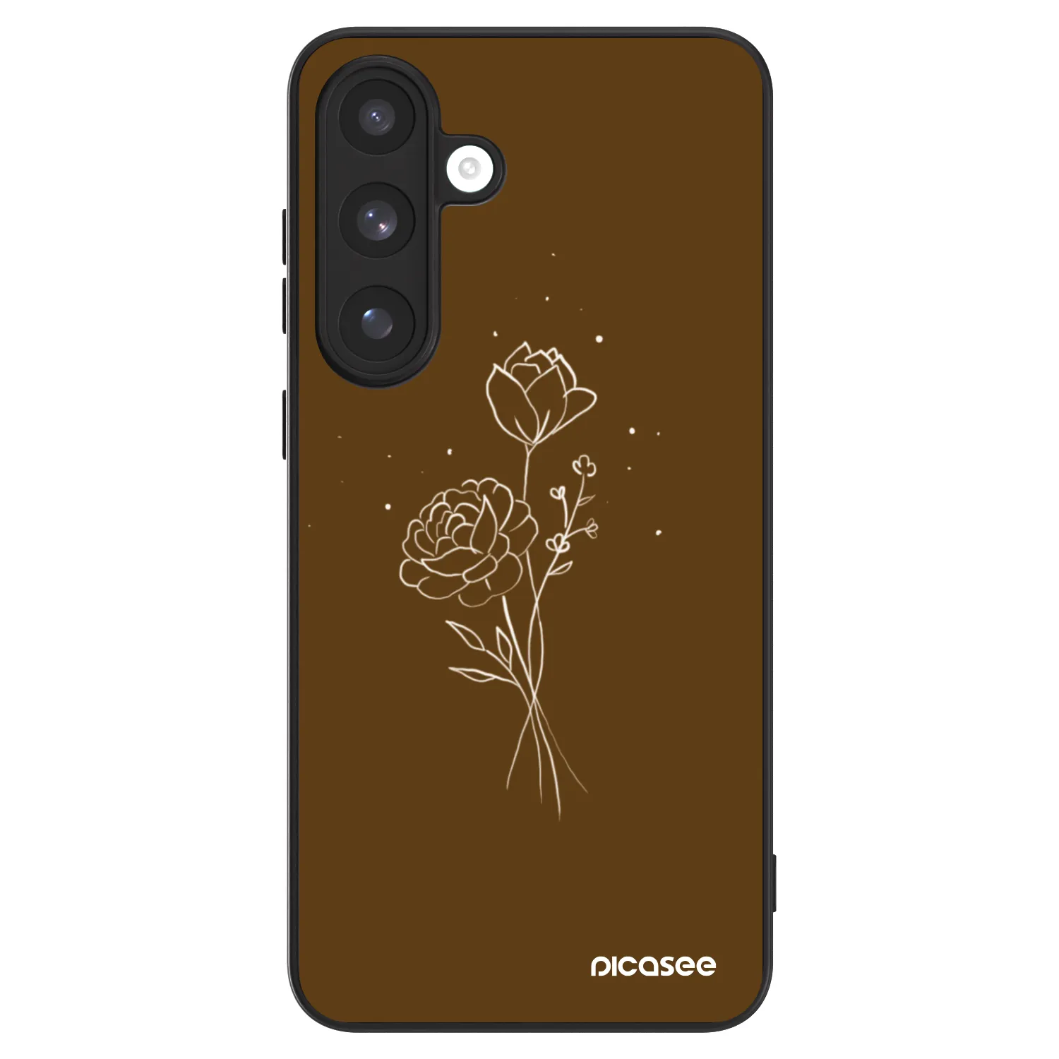 Picasee ULTIMATE CASE pro Samsung Galaxy S25 FE 5G - Brown flowers