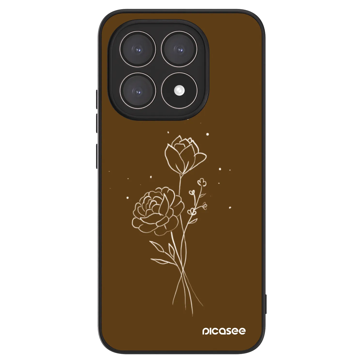 Picasee ULTIMATE CASE pro Xiaomi 15T - Brown flowers