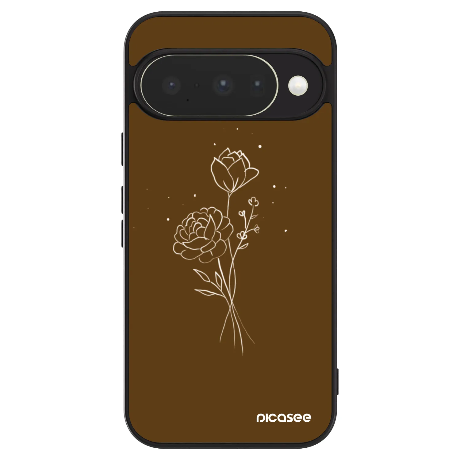 Picasee ULTIMATE CASE pro Google Pixel 10 - Brown flowers