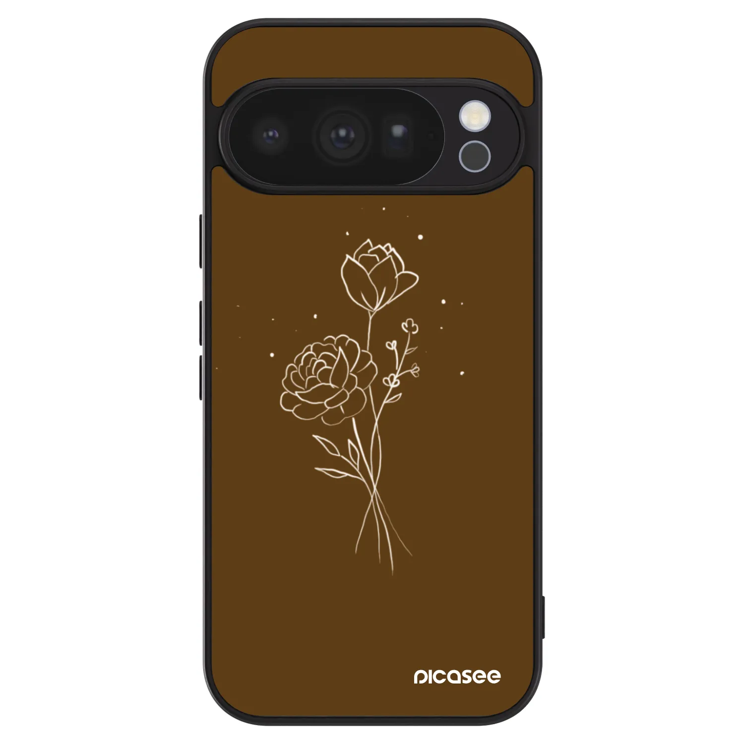 Picasee ULTIMATE CASE pro Google Pixel 10 Pro - Brown flowers