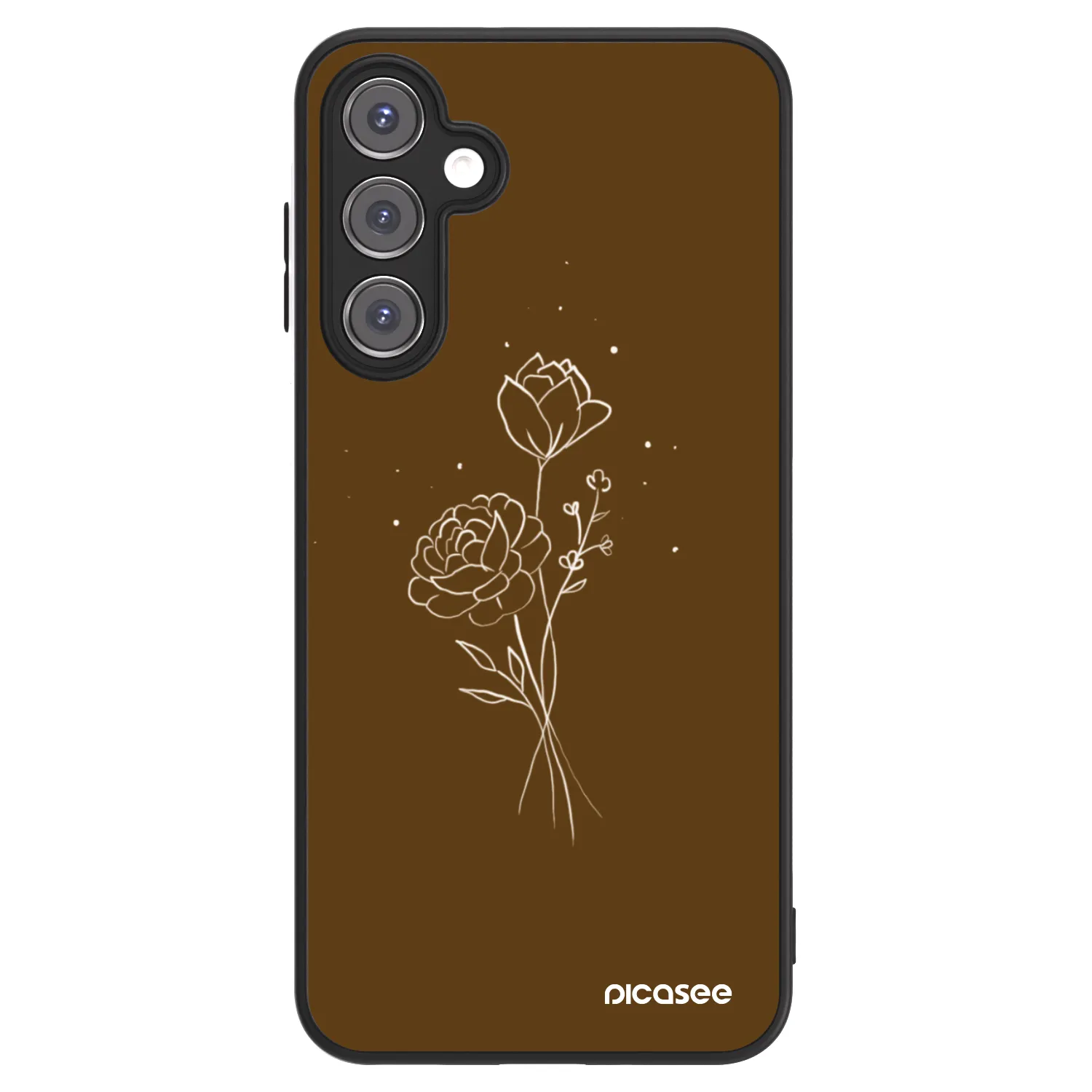 Picasee ULTIMATE CASE pro Samsung Galaxy A16 4G - Brown flowers