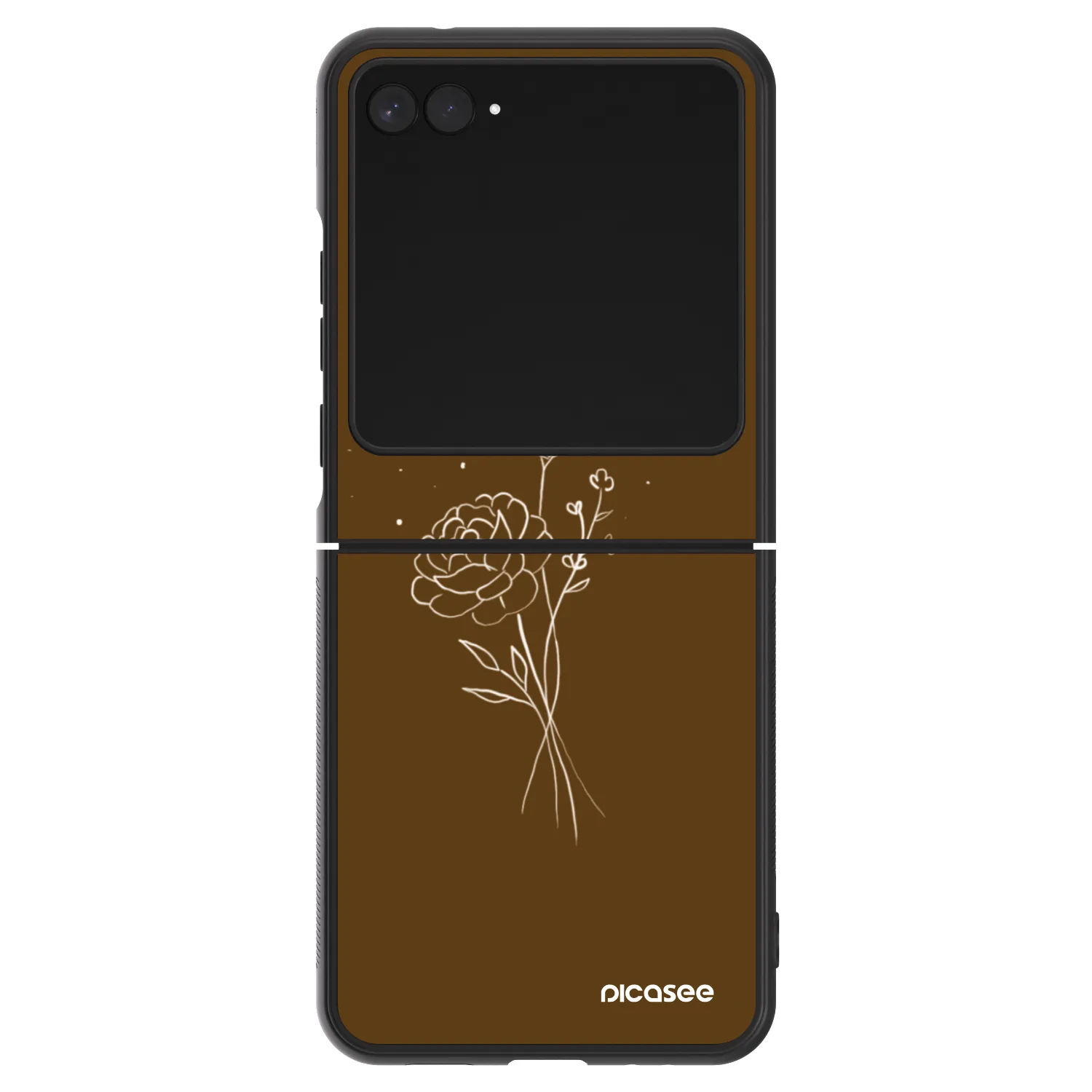 Picasee ULTIMATE CASE pro Motorola Razr 60 - Brown flowers