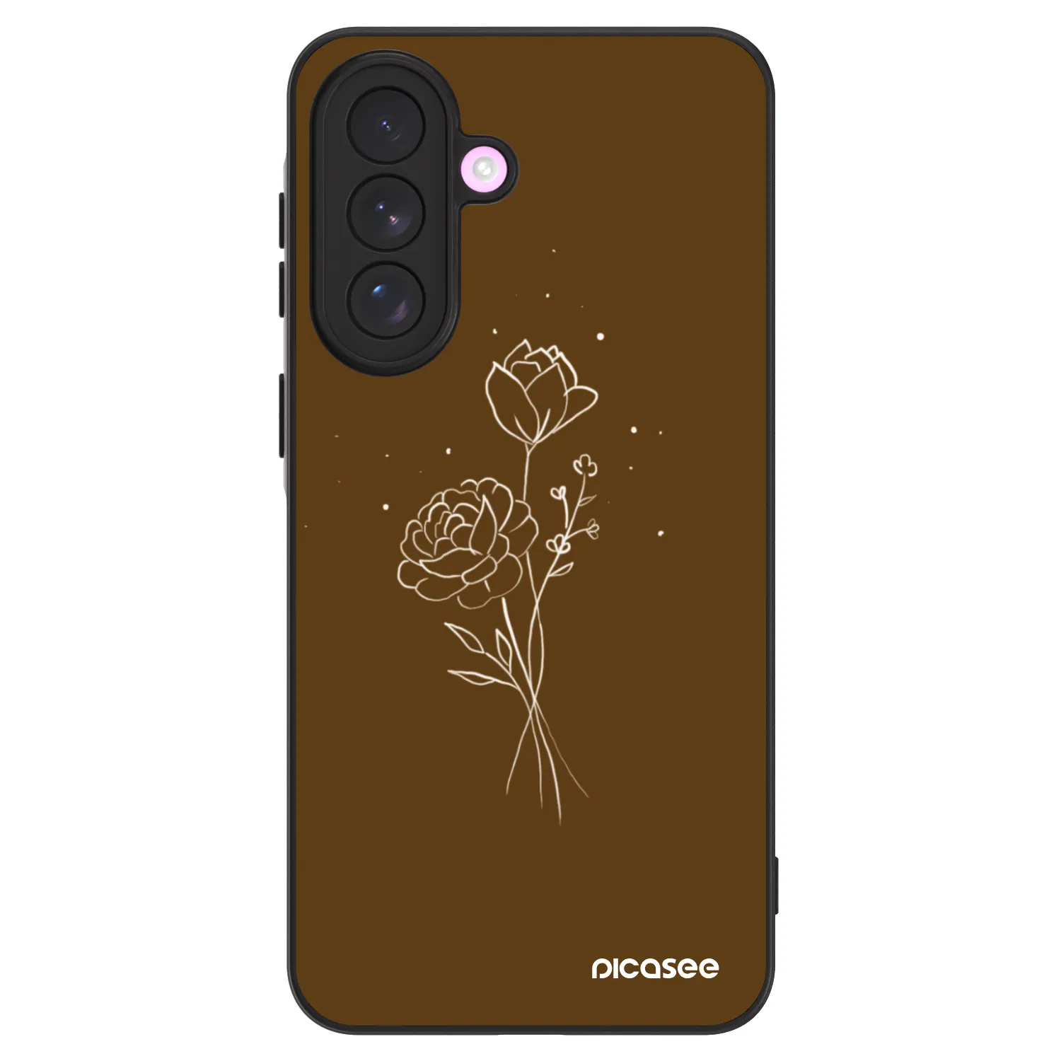 Picasee ULTIMATE CASE pro Samsung Galaxy A57 5G - Brown flowers