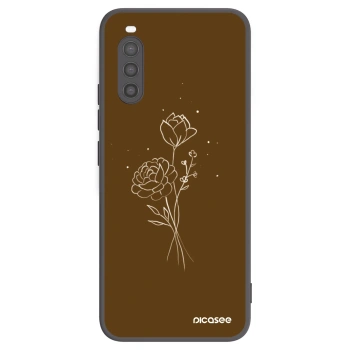 Obal pre Sony Xperia 10 II - Brown flowers