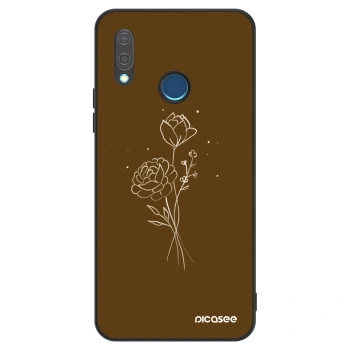 Obal pre Huawei P20 Lite - Brown flowers