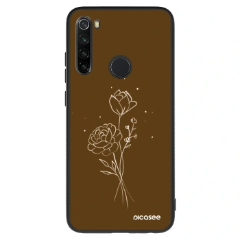 Obal pre Xiaomi Redmi Note 8 - Brown flowers