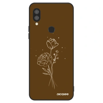 Obal pre Xiaomi Redmi 7 - Brown flowers