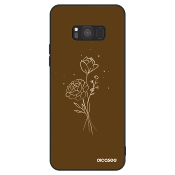 Obal pre Samsung Galaxy S8 G950F - Brown flowers