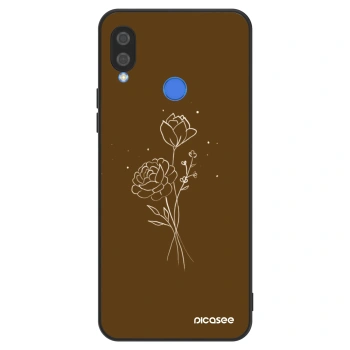 Obal pre Huawei Nova 3 - Brown flowers