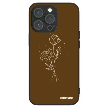 Picasee ULTIMATE CASE pro Apple iPhone 13 Pro - Brown flowers
