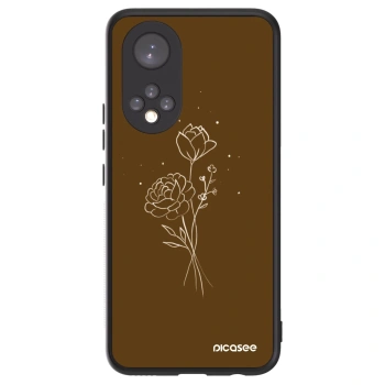 Obal pre Huawei Nova 9 - Brown flowers