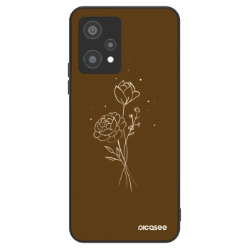 Obal pre Realme 9 Pro 5G - Brown flowers