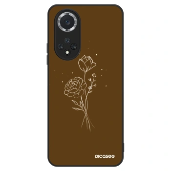 Obal pre Huawei Nova 9 SE - Brown flowers