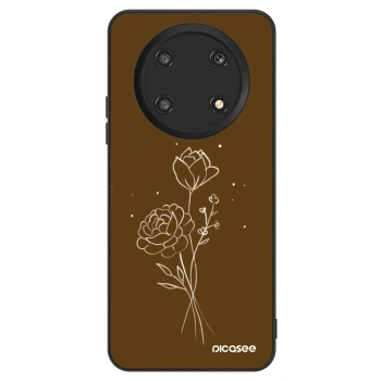 Obal pre Honor Magic4 Lite 5G - Brown flowers