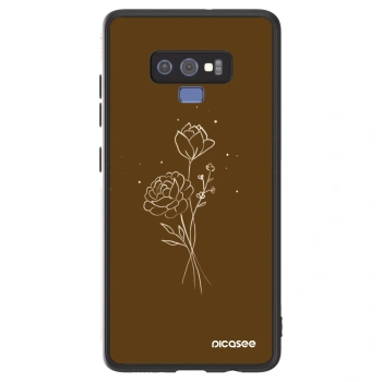 Obal pre Samsung Galaxy Note 9 N960F - Brown flowers