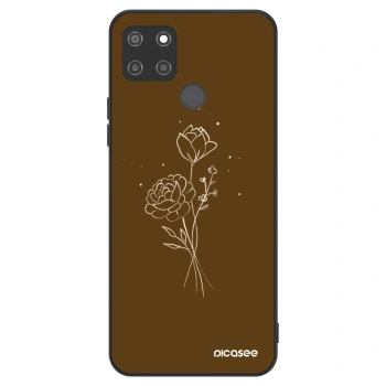 Obal pre Realme C21Y - Brown flowers