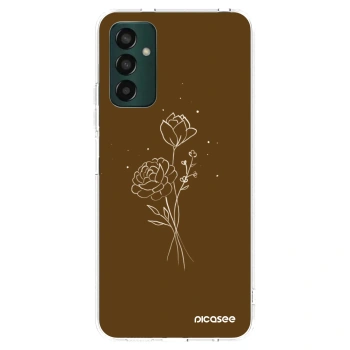 Obal pre Samsung Galaxy M23 5G - Brown flowers