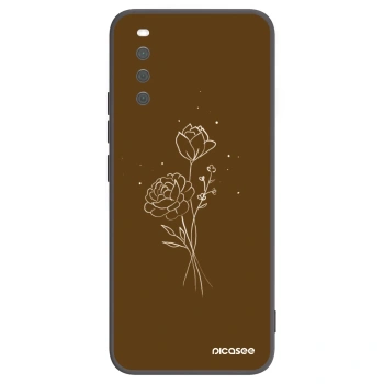 Obal pre Sony Xperia 10 III - Brown flowers