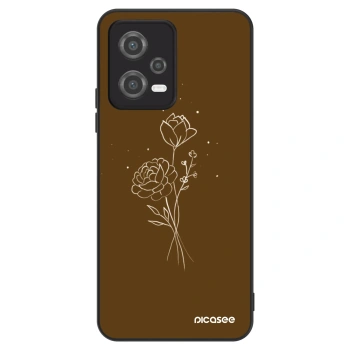 Obal pre Xiaomi Poco X5 - Brown flowers
