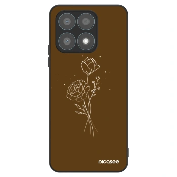 Obal pre Honor X8a - Brown flowers