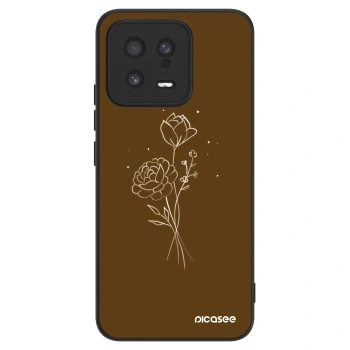 Obal pre Xiaomi 13 - Brown flowers