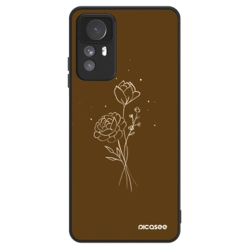 Obal pre Xiaomi Redmi Note 12S - Brown flowers