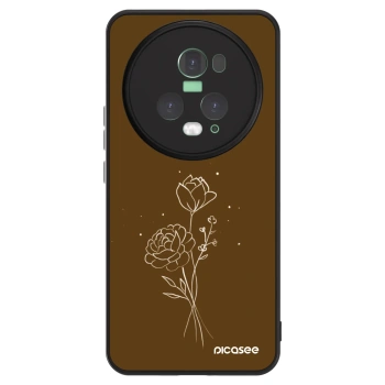 Obal pre Honor Magic5 Pro - Brown flowers