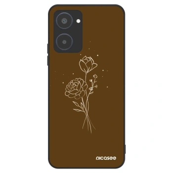 Obal pre Realme 10 4G - Brown flowers