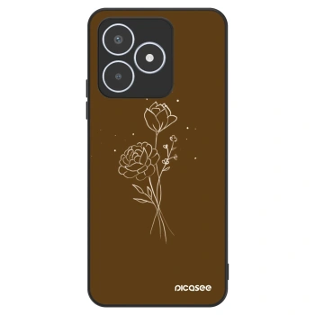 Obal pre Realme C53 - Brown flowers
