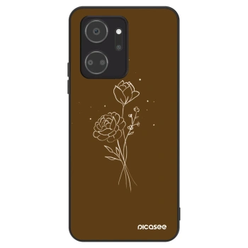 Obal pre Honor X7a - Brown flowers