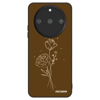 Obal pre Realme 11 Pro+ - Brown flowers