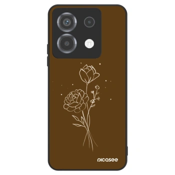 Obal pre Xiaomi Poco X6 - Brown flowers