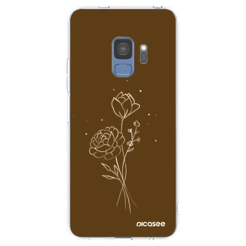 Obal pre Samsung Galaxy S9 G960F - Brown flowers