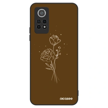 Obal pre Xiaomi Redmi Note 12 Pro 4G - Brown flowers