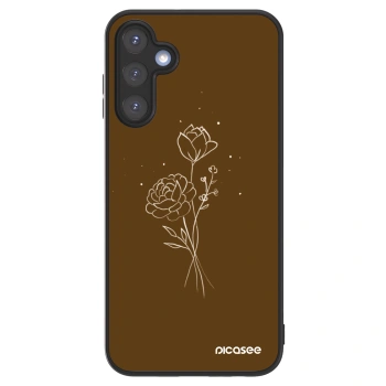 Picasee ULTIMATE CASE pro Samsung Galaxy A15 A156B 5G - Brown flowers