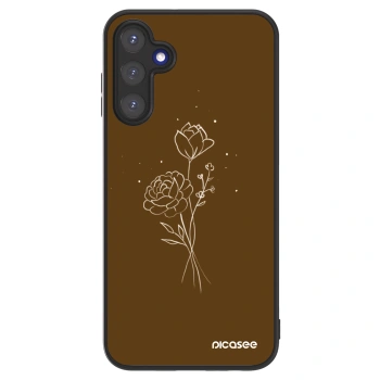 Picasee ULTIMATE CASE pro Samsung Galaxy A15 A155F 4G - Brown flowers