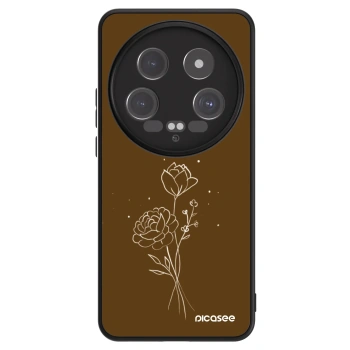 Obal pre Xiaomi 14 Ultra - Brown flowers
