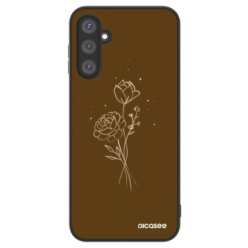 Obal pre Samsung Galaxy A05s A057G - Brown flowers