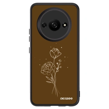 Obal pre Xiaomi Redmi A3 - Brown flowers