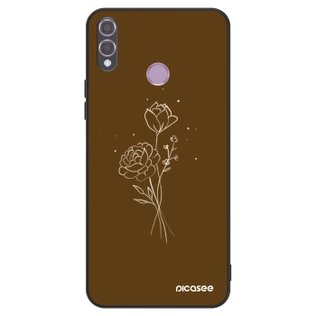 Obal pre Honor 8X - Brown flowers