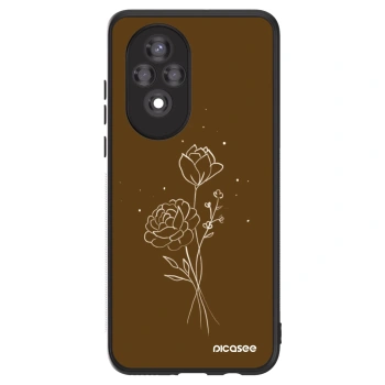 Obal pre Honor 200 Pro 5G - Brown flowers