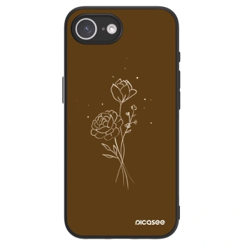 Picasee ULTIMATE CASE pro Apple iPhone 16e - Brown flowers