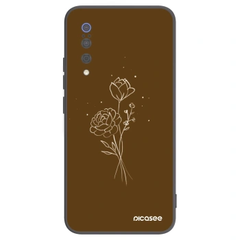 Obal pre Xiaomi Mi 9 - Brown flowers